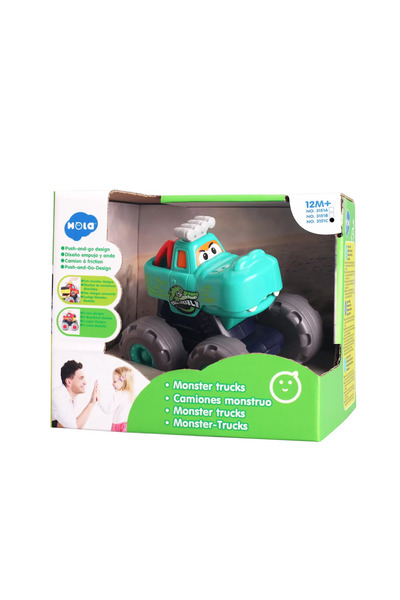 Jucarii Bebe MASINUTA BEBE MONSTER TRUCK CROCODILUL