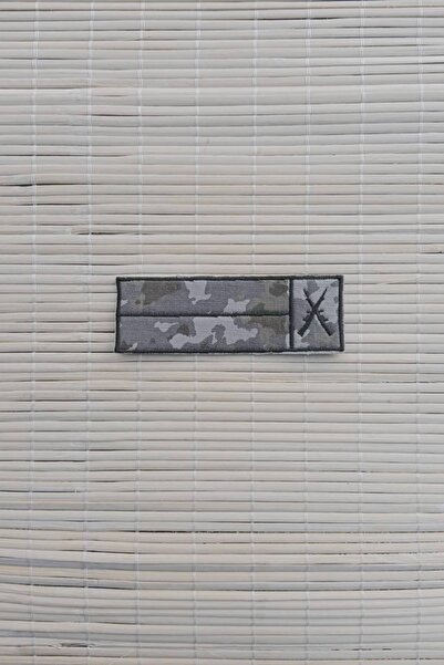 İZMİR ASKERİ MALZEME Kara Kuvvetleri Kamuflaj Renkli Kan Gruplu Nakisli Soyad...