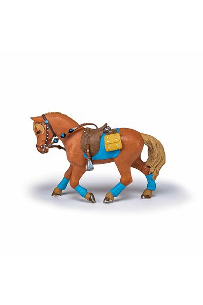 As PAPO RIDING HORSE FIGURINE
