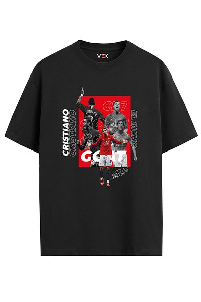 VEK Children's T-Shirt 100% Cotton Cristiano Ronaldo
