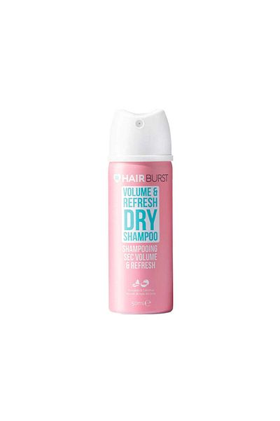 Hairburst Dry Shampoo for Volume and Hair Refreshment, Travel Size, Hairburst, 50 ml