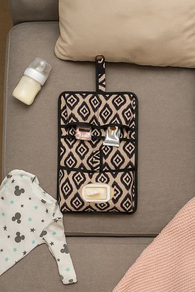 MorPort Baby Diaper Nursing Bag Multi-Compartment Wet Wipes Diaper Organizing Organizer