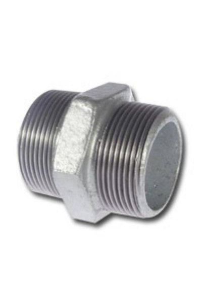MR RZN STORE Galvanized Nipple 1 1/2