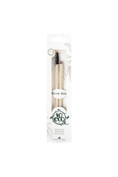 So Eco Set of 2 Ecological Eyebrow Brushes, So