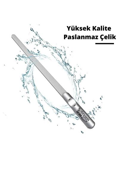 SEVRU Stainless Steel Nail File, Professional Manicure-Pedicure File