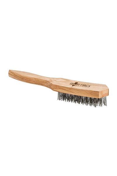 NEZADE STORE Luna Wooden Handle Wire Brush No:4