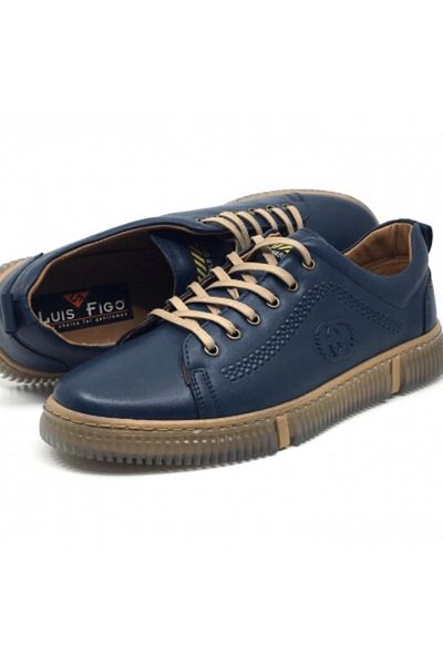 Luis Figo 100% Genuine Leather Comfortable Orthopedic Men's Daily Sneaker Sports Shoes New Season 39-44
