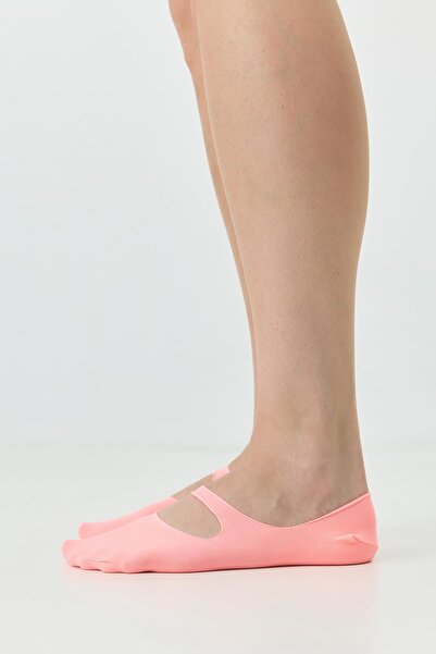 C&City Yoga Ballerina Socks Orange Neon