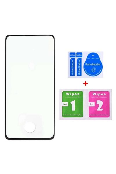 OEM Folie de sticlă curbată premium cu decupaj pentru amprentă pentru Samsung Galaxy S10 - Ecran complet Galaxy S10