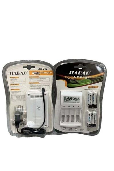 Generic Jiabao Battery Charger With 4 Pieces 600mah AA Rechargeable Battery