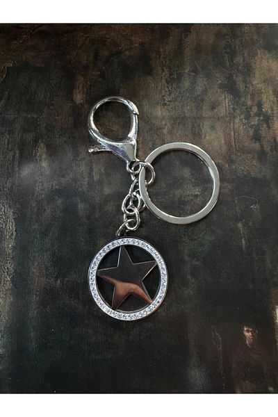 LAİKA Charm Attachable Stone Star Keychain