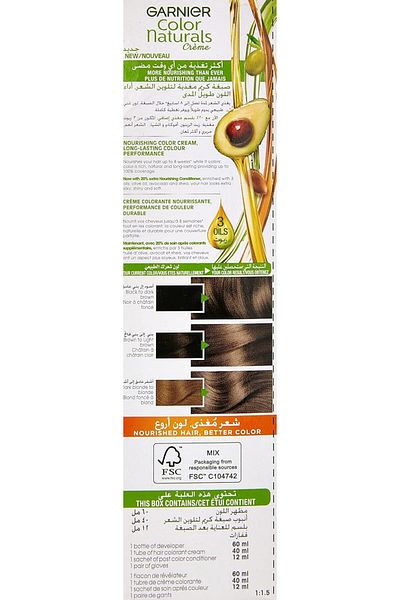 Garnier Color Naturals Shade 2 Twin Pack, 60 ml x 2