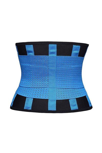 SIKS ® centură modelatoare pentru tonifiere, neopren, mărimea XXL, negru-albastru