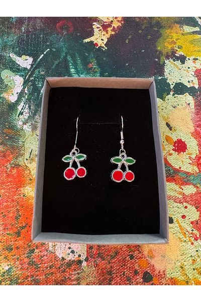 LAİKA Dangle Cherry Earrings