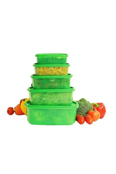 SIKS ® set of 5 food containers with lids for any type of food
