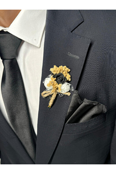 HARES Damat & Sağdıç Özel Yaka Çiçeği