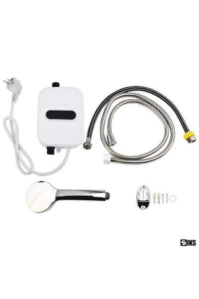 SIKS Duș electric pentru autorulotă RX-021, mini boiler electric instantaneu pentru apă caldă, 3500 W