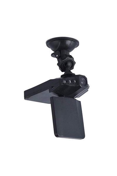 SIKS ® Car Surveillance Camera, Hd, 2.5" Screen, Nightvision, Black