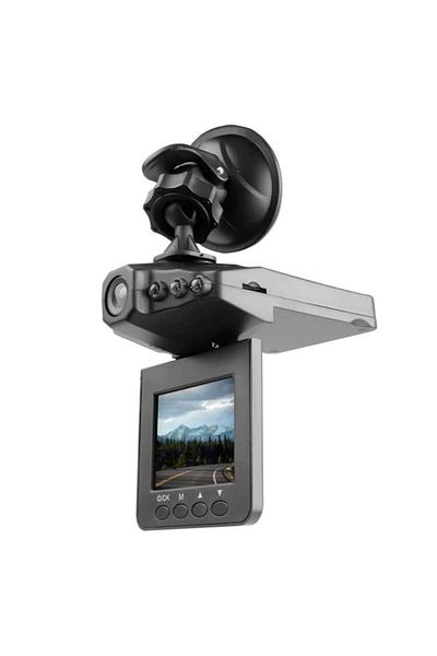 SIKS ® Car Surveillance Camera, Hd, 2.5" Screen, Nightvision, Black
