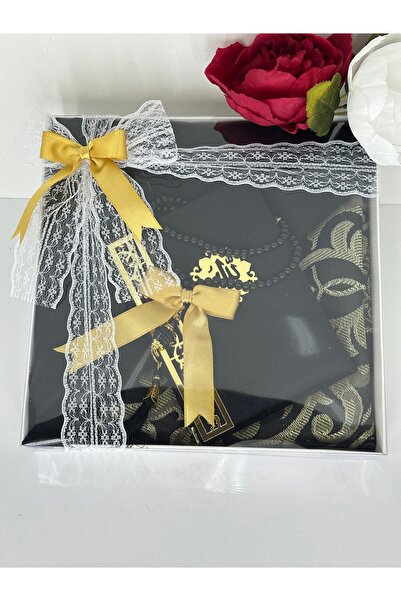 Markapolin Dowry Gift Luxury Prayer Rug Set – Yasin, Prayer Beads, Headscarf