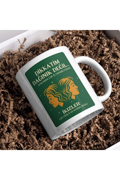 kuphane Gemini Coffee Mug – Astrology Themed Gift
