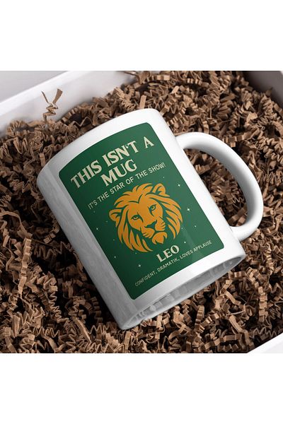 kuphane Leo Coffee Mug – Astrology Themed Gift
