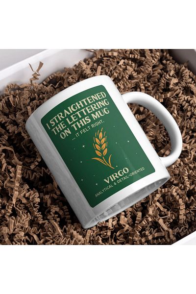 kuphane Virgo Coffee Mug – Astrology Themed Gift