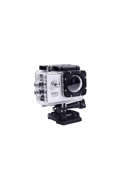 SIKS ® Waterproof Sport Camera, HD 1080P, 2 inch, Autonomy 90 min, White