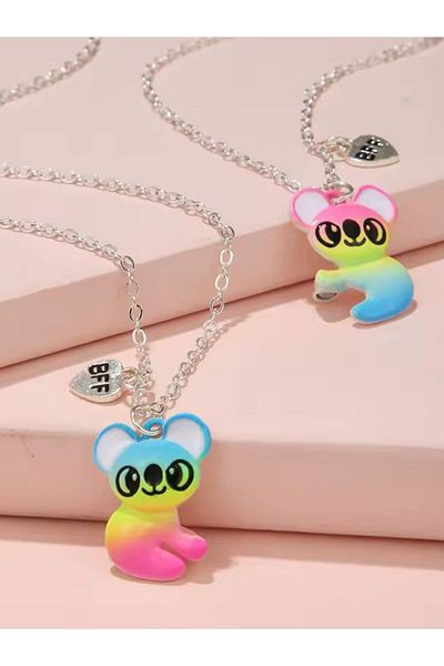 SYGGY Set 2 lantisoare best friend, pandantiv Koala BFF