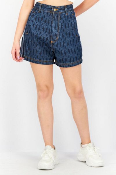 adidas Originals X Ivy Park Women Sportswear Fit Denim Short, Blue
