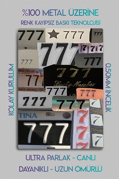 DekorHane Metal Table - Life Manifest, Motivation, 777 Money Good Luck Table, Bright Print
