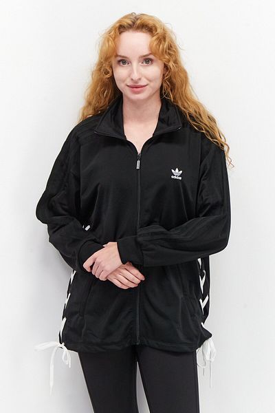 adidas Women Sportswear Fit Long Sleeve Running Track Jacket, Black