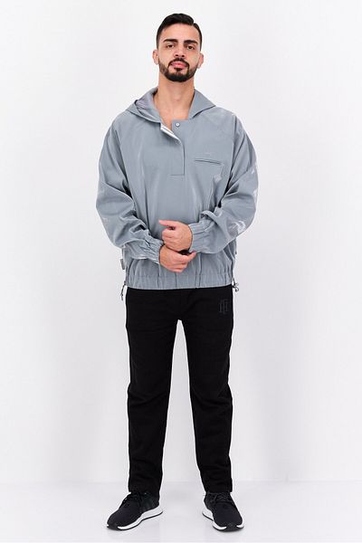 adidas Men Sportswear Fit Long Sleeves Outdoor Jacket, Grey