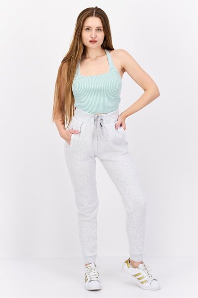 adidas Women Sportswear Fit Outdoor Sweatpants, Grey