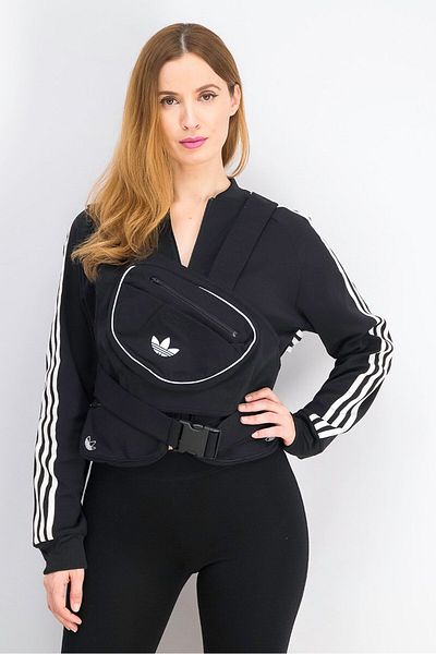 adidas Women Sportswear Fit Textured Long Sleeve Track Jacket, Black