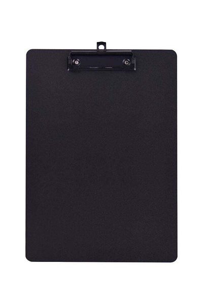 Generic A4 Plastic Clipboard Black