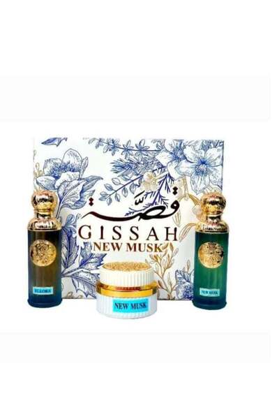 FIDAH Qissa Perfume Set 90ml with Musk Incense