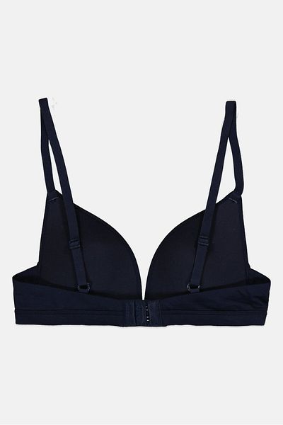 Tommy Hilfiger Women Plain Slightly Padded Bra, Navy