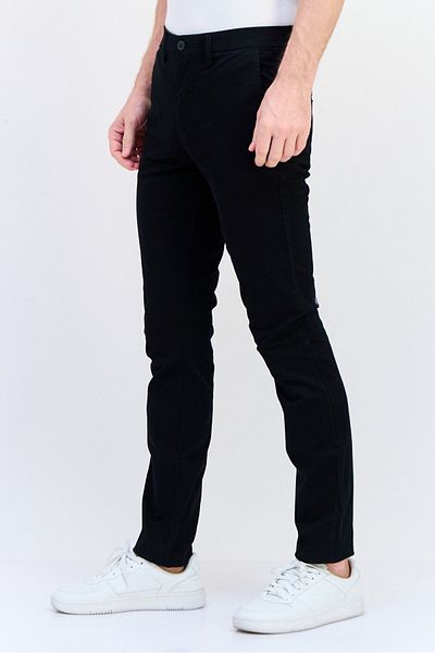 GAP Men Skinny Fit Solid Chino Pants, Black
