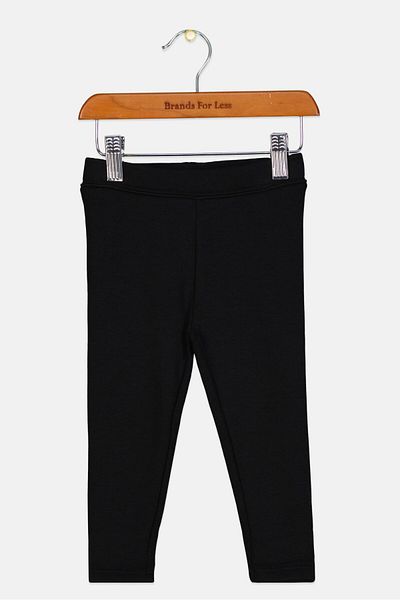 GAP Toddlers Girl Solid Pull On Leggings, Black