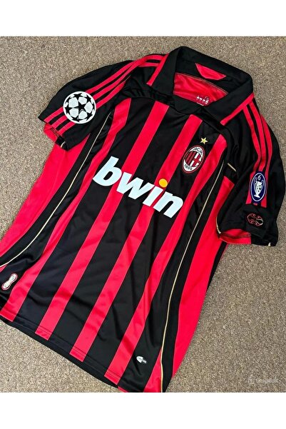 FAMİLYSTAN Clarence Seedorf Efsane Kadro 06/07 Iç Saha Retro Kırmızı/siyah Forması