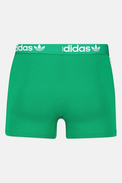 adidas Men 3 Pcs Brand Logo 3 Stripe Trunks, Multicolor