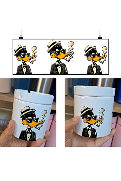 Home "Gangster Tarz Seramik Küllük – Daffy Duck İllüstrasyon Baskılı"