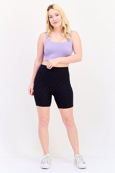 adidas Women Sportswear Fit Cycling Shorts, Black