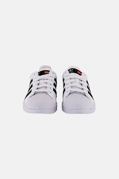 adidas Originals X Lego Kids Boy Lace Up Outdoor Shoes, White