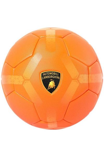 Generic LAMBORGHINI Striped Size 5 Soccer Ball Orange 12.7cm 148834