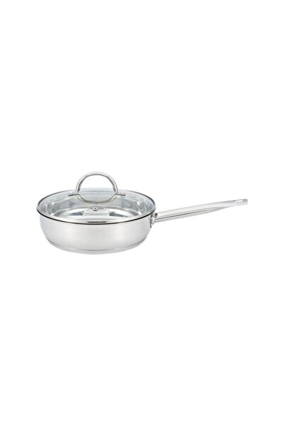 Generic PARFAIT Stainless Steel Induction Base Round Shape Fry Pan with Lid C...