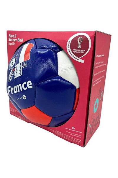 Generic Kole High Quality France FIFA Soccer Ball Blue Size 5 AE977