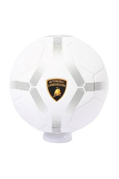 Generic LAMBORGHINI Striped Size 5 Soccer Ball White 12.7cm 148833