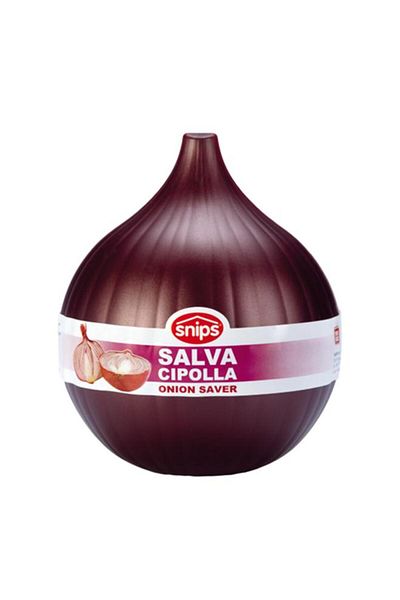 Generic Snips Lightweight Dishwasher Safe BPA Free Durable Onion Keeper Dark Purple and Clear